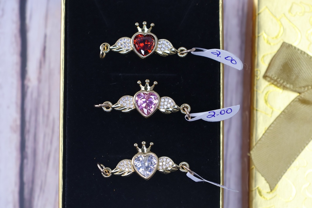 Dije de Corazon con Alas - Goldfilled 