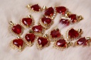Dije de Corazon con Zirconia- Goldfilled 