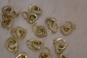 Dije de Corazon entrelazado con Anillo - Goldfilled 