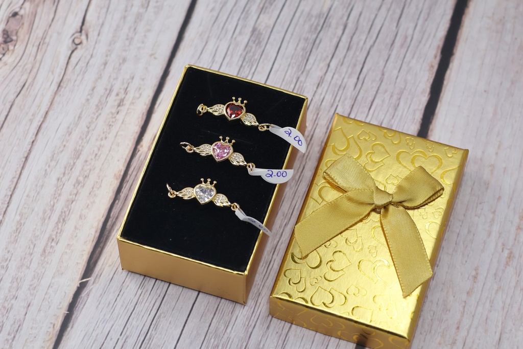 Dije de Corazon con Alas - Goldfilled 