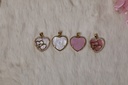 Dije de Corazon con Nacar - Goldfilled