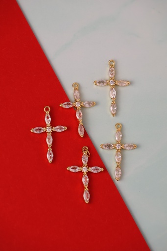 Dije de Cruz Elegante - Goldfilled